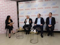 רז קינסטליך, ארקדי פומרנץ ובני ביטון / צילום: איל יצהר