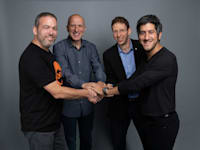 קוסטמן, מנכ"ל אאוטבריין, גלאי, מייסד ומנכ"ל משותף אאוטבריין, סינגולדה, מייסד ומנכ"ל טאבולה ומניב, COO טאבולה / צילום: נועם גלאי