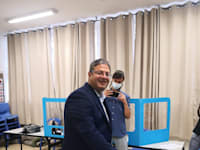 איתמר בן גביר מצביע / צילום: דוברות איתמר בן גביר