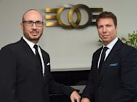 מיכאל (מימין) ודניאל זלקינד, בעלי חברת אלקו / צילום: ישראל הדרי