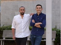 יובל עבדי ואושר אמסלם סטודנטים שהובילו מחאה של רואי שחשבון / צילום: איל יצהר