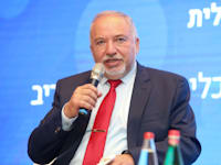 שר האוצר ליברמן בכנס לשכת רואי חשבון באילת / צילום: ניב קנטור