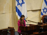 ח"כ שרן השכל לפני ההצבעה על חוק הקנאביס / צילום: דני שם טוב, דוברות הכנסת