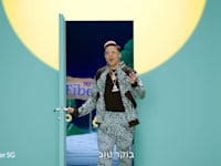 סטטיק בקמפיין פרטנר / צילום: צילום מסך