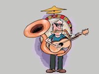 לנגן על כל הכלים / איור: גיל ג'יבלי