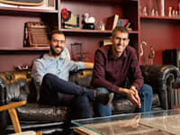 מייסדי אפסגון, ניצן שפירא ורן רבנזפט / צילום: אביב קורט