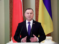 נשיא פולין אנדז'יי דודה / צילום: Associated Press, Valentyn Ogirenk