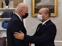 נפתלי בנט, ונשיא ארצות הברית, ג׳ו ביידן / צילום: אבי אוחיון - לע''מ