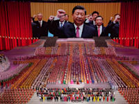 נשיא סין, שי ג'ינפינג, בחגיגות 100 שנה להקמת המפלגה הקומוניסטית הסינית, יוני / צילום: Associated Press, Ng Han Guan