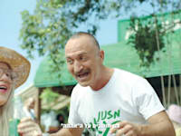 שלום מיכאשווילי בקמפיין פריגת / צילום: יוטיוב