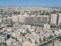 הדמיה לתכנית המתחם העסקי בוואדי גוז במזרח ירושלים / צילום: משרד ארי כהן אדריכלות ובינוי ערים