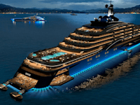 ה''סופר יאכטה'' סומניו / הדמיה: צילום מסך