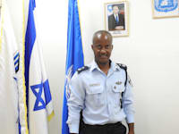 יתברך מבורך אברהם. מפקד תחנת קריית מלאכי, משטרת ישראל / צילום: עמיחי לדני