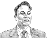 אילון מאסק / איור: גיל ג'יבלי