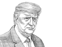 דונלד-טראמפ / איור: גיל ג'יבלי