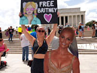 הפגנה למען בריטני ספירס / צילום: Associated Press