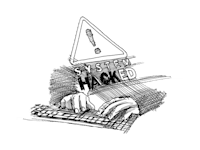 מתקפות הסייבר / איור: גיל ג'יבלי