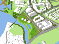 תוכנית ''רוקח-אבן גבירול'' / הדמיה: מנספלד קהת אדריכלים