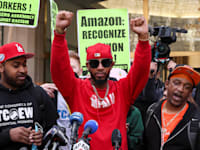 כריס סמולס, המארגן הראשי של התאגדות העובדים באמזון / צילום: Reuters, BRENDAN MCDERMID