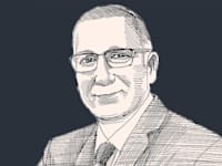 יגאל אהרוני, המנכ''ל בפועל / איור: גיל ג'יבלי