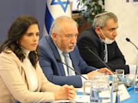 מימין: אלקין, ליברמן ושקד / צילום: דוברות האוצר