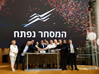 פתיחת המסחר של חברת בית וגג בבורסה / צילום: קובי וולף