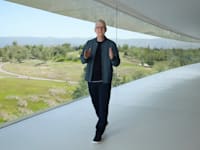 מנכ''ל אפל טים קוק. מניית החברה ירדה מתחילת השנה בכ-17% / צילום: צילום מסך