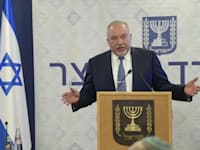 אביגדור ליברמן בהצגת תוכנית הדיור החדשה של משרד האוצר / צילום: ברונו שרביט/לע״מ