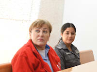 פאינה קירשנבאום בדיון בערעור על גזר דינה / צילום: רפי קוץ