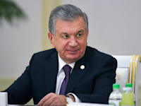 נשיא אוזבקיסטן, שבקט מיראזייב / צילום: Associated Press, Alexei Druzhinin