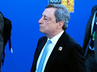 מריו דראגי, ראש ממשלת איטליה המתפטר / צילום: Associated Press, Paul White