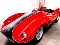 דגם קלאסי של פרארי משנות ה-70 / צילום: Associated Press, Julia Nikhinson