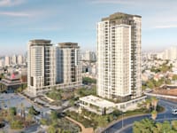 התחדשות עירונית ברחוב בן גוריון 1־9, גבעת שמואל / הדמיה: 3dvision