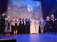 משתתפי ערב הפתיחה של ארועי 125 שנה לקונגרס הציוני / צילום: יוסי זילגר