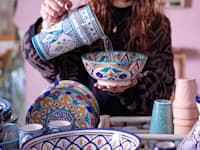 סדנת אמנות מרוקאית בסטודיו זואק / צילום: מירי משה