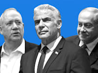 בנימין נתניהו, יאיר לפיד, בני גנץ / צילום: גלעד קוולרצ'יק, קובי גדעון-לע''מ, אלכס קלומויסקי