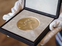 קופסת פרס נובל / צילום: Associated Press, Niklas Halle'n