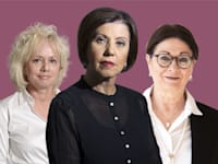 אסתר חיות, זהבה גלאון, גלי בהרב-מיארה / צילום: רמי זרנגר, אייל יצהר