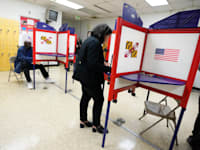 הבחירות המוקדמות בבולטימור, ארה''ב / צילום: Associated Press, Julio Cortez