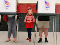 הצבעה בווירג'ינה / צילום: Reuters, Ric Dugan