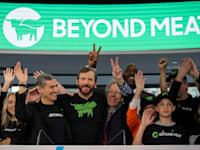 ראשי ביונד מיט בהנפקת החברה בוול סטריט / צילום: Reuters, BRENDAN MCDERMID