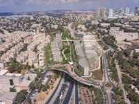 קירוי כביש בגין בירושלים / הדמיה: דגן פתרונות ויזואליים וקולקר קולקר אפשטיין אדריכלים