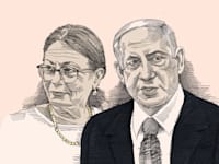 ראש הממשלה נתניהו ונשיאת העליון, חיות / איור: גיל ג'יבלי