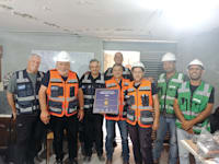 טקס קבלת כוכב בחברת גרופין / צילום: התאחדות הקבלנים