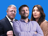 מירי רגב, שרת התחבורה, בצלאל סמוטריץ', שר האוצר, איתמר בן גביר, השר לביטחון לאומי / צילום: אלכס קולומויסקי, רפי קוץ, עמית שאבי