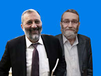 משה גפני, יו''ר דגל התורה ואריה דרעי, יו''ר ש''ס / צילום: רפי קוץ, אלכס קולומיסקי-ידיעות אחרונות