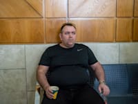 רומן זדורוב בבית המשפט, היום / צילום: גיל אליהו - הארץ