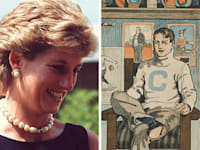 דוגמנים בבגדים בעיצובו של טומי הילפיגר; בגדי טניס בעיצובו של ראלף לורן, 2006; איור של סטודנט מאוניברסיטת קולומביה, 1902; הנסיכה דיאנה.  בגדים שמשדרים עקביות וביטחון בתקופה של אי ודאות צילומים: רויטרס, ויקיפדיה