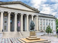בניין משרד האוצר בוושינגטון, ארה"ב / צילום: Shutterstock, Bill Perry