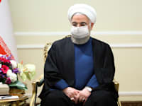 נשיא איראן חסן רוחאני / צילום: Associated Press, Russian Foreign Ministry Press Service